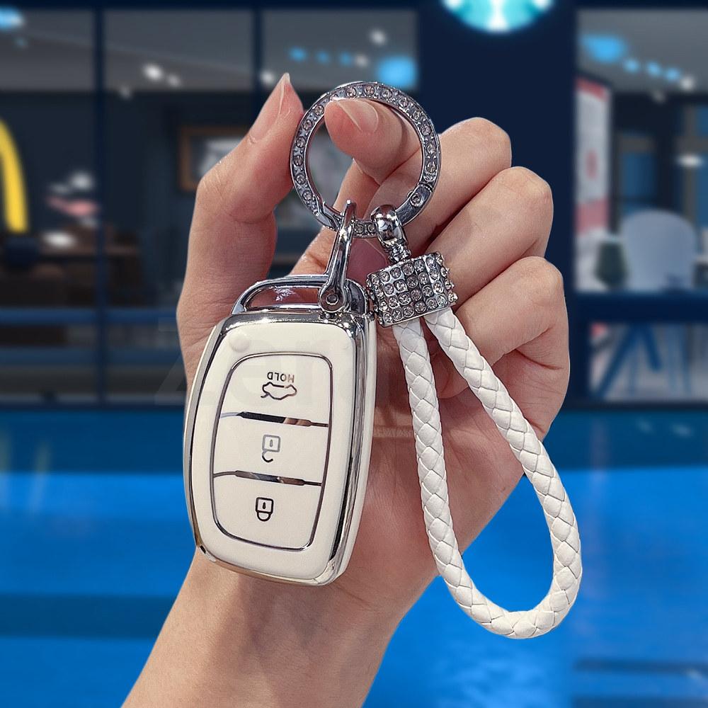 Auto Tpu Shell Fob Car Key Case Cover For Hyundai Tucson Sonata Fe Creta Ix25 Ix35 Ix45 Solaris Elantra Accent I10 I20 I30 I40