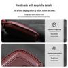 Luxury Full-Coverage Genuine Leather Protective Case for Xiaomi SU7 Key Fob & Car Key Holder