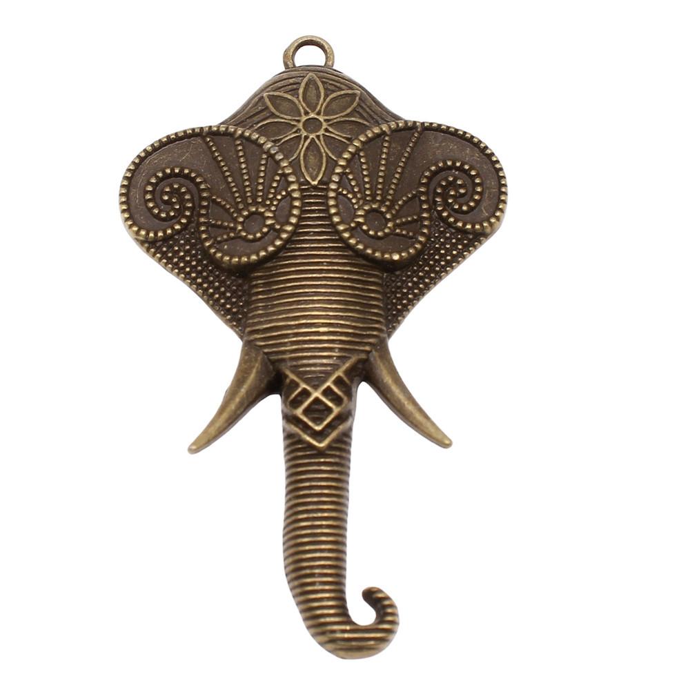 Retro Elephant Charms Alloy Animal Pendants For Jewelry Making Handmade Supplies