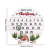 25 Days Countdown Christmas Ornaments Christmas Advent 25 Days Till Christmas Wooden Decoration Christmas Tree Door Sign Decor