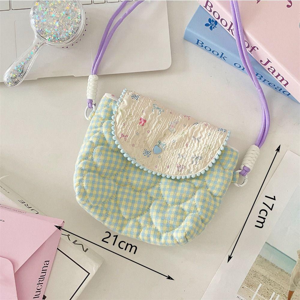 Portable Cartoon Camera Storage Bag Colorful Large Capacity Shoulder Bag Cosmetic Storage Bag Travel