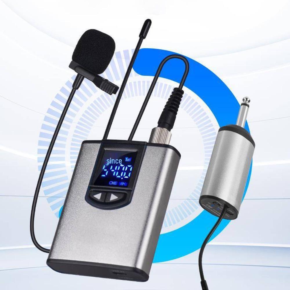 Mini Wireless Lavalier Microphone with Professional Noise Reduction and Dual Connection.