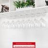 Upside-Down Red Wine Glass Rack for Hanging in Cabinets