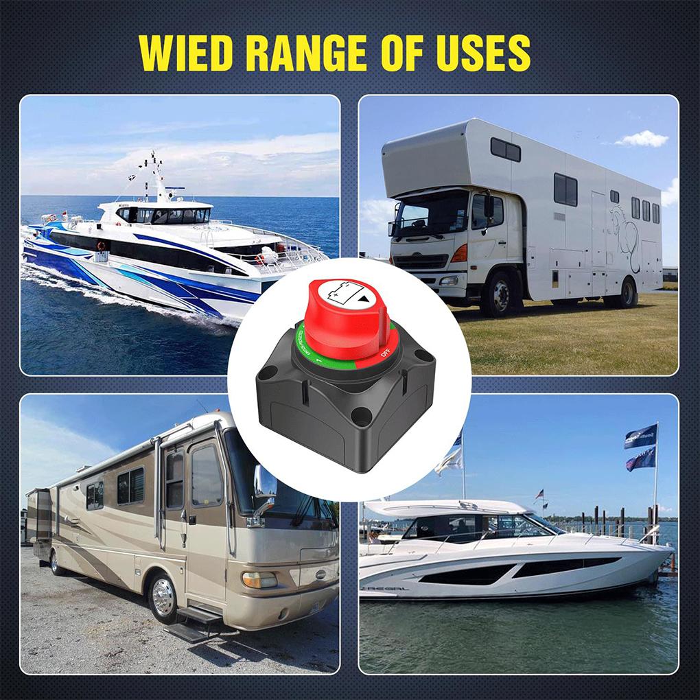 Battery Disconnect Switch 12V 48V Waterproof Battery Disconnect Switch Reliable