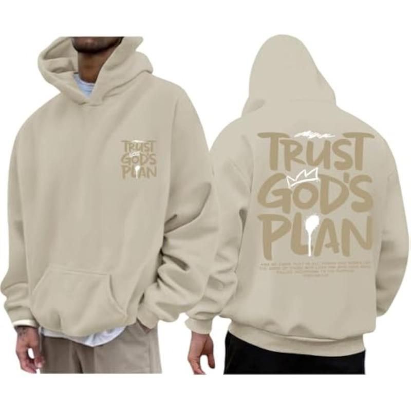 Christian Hoodies for Men Jesus Hoodie Religious God Sweatshirts Faith Bible Verse Sweatshirt Inspirational Pullover