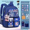 Detective Conan Cartoon Schoolbag for Kids - Ergonomic and Large Capacity Backpack for Grades 1, 3, and 6.
