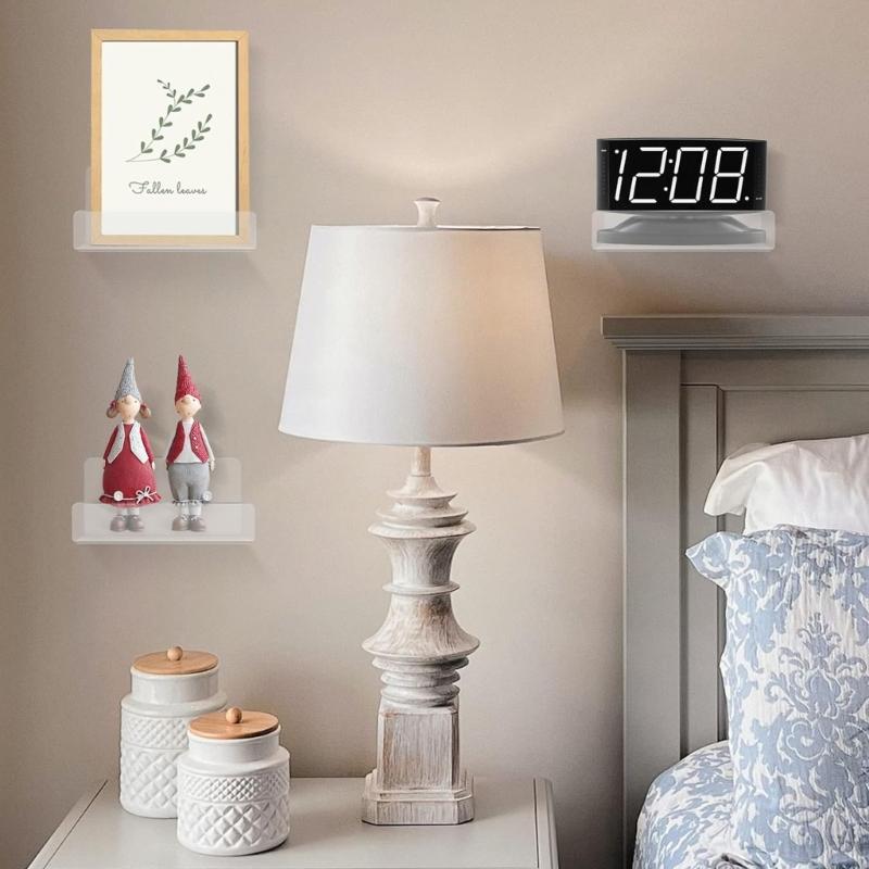 Wall Mounted Organizers Set Heavy Duty Anti Deformation Shelves Easy Installation Security Device Storage Rack