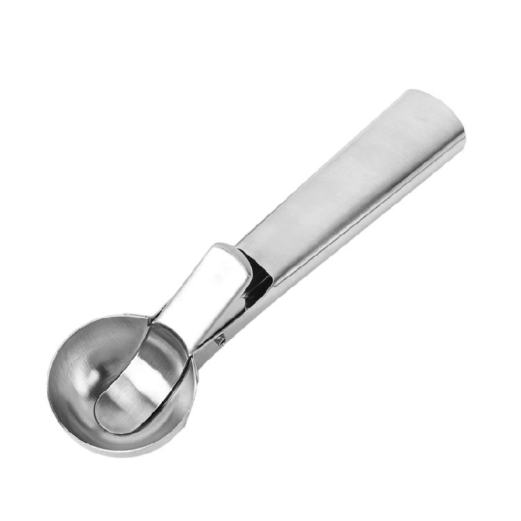 

Multipurpose Nonrust Steel Scooper For Ice Creams And Fruits Smooth Brims And Durable Construction Two Size Option S