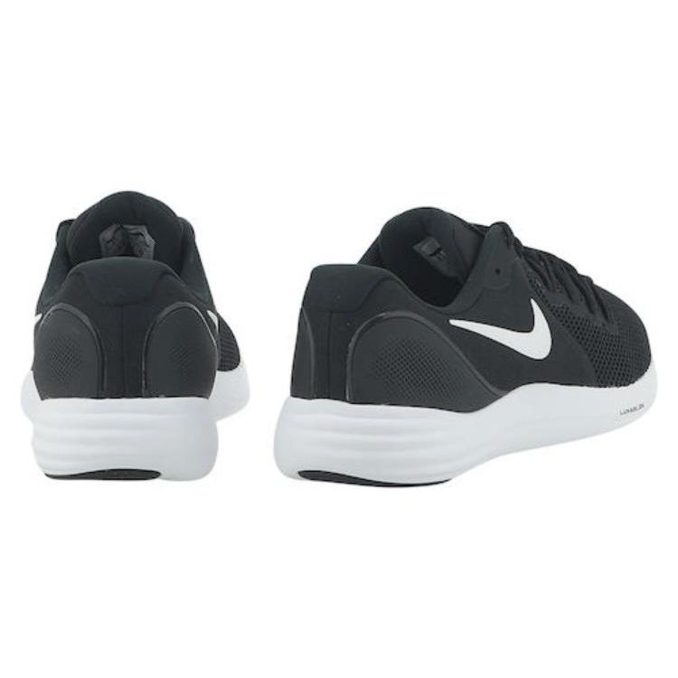 nike lunar apparent black running shoes