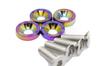 Liberty Expresser Titanium License Plate Bolts - Pair of 4 - Stainless Steel