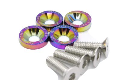 Liberty Expresser Titanium License Plate Bolts - Pair of 4 - Stainless Steel