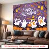 Party Backdrop Halloween Flat Ghosts Pumpkins Bats Event Photo Background Party Decor