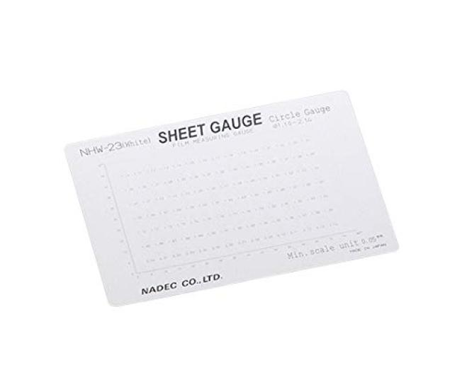 

Nadec Microscope Scale Sheet Gauge Circle Gauge white NHW-23 NHW-23(white)