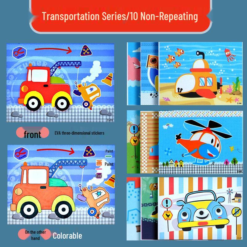 

Детский набор для творчества 3D EVA наклеек: Креативные материалы ручной работы для детского сада