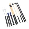 Drumstick Set 5 Pairs Drum Sticks Mallets Brushes with Oxford Cloth Bag for Practice Performance