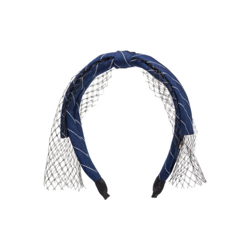 Brown Hat [headband] Lace Petit Bunny - Navy