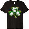 Golf Kleeblatt Leprechaun St. Patrick's Day Golfer Damen Herren Premium T-Shirt