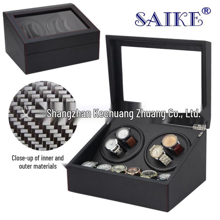 Automatic Rotating Watch Winder Box with Electric Motor for Mechanical Watches