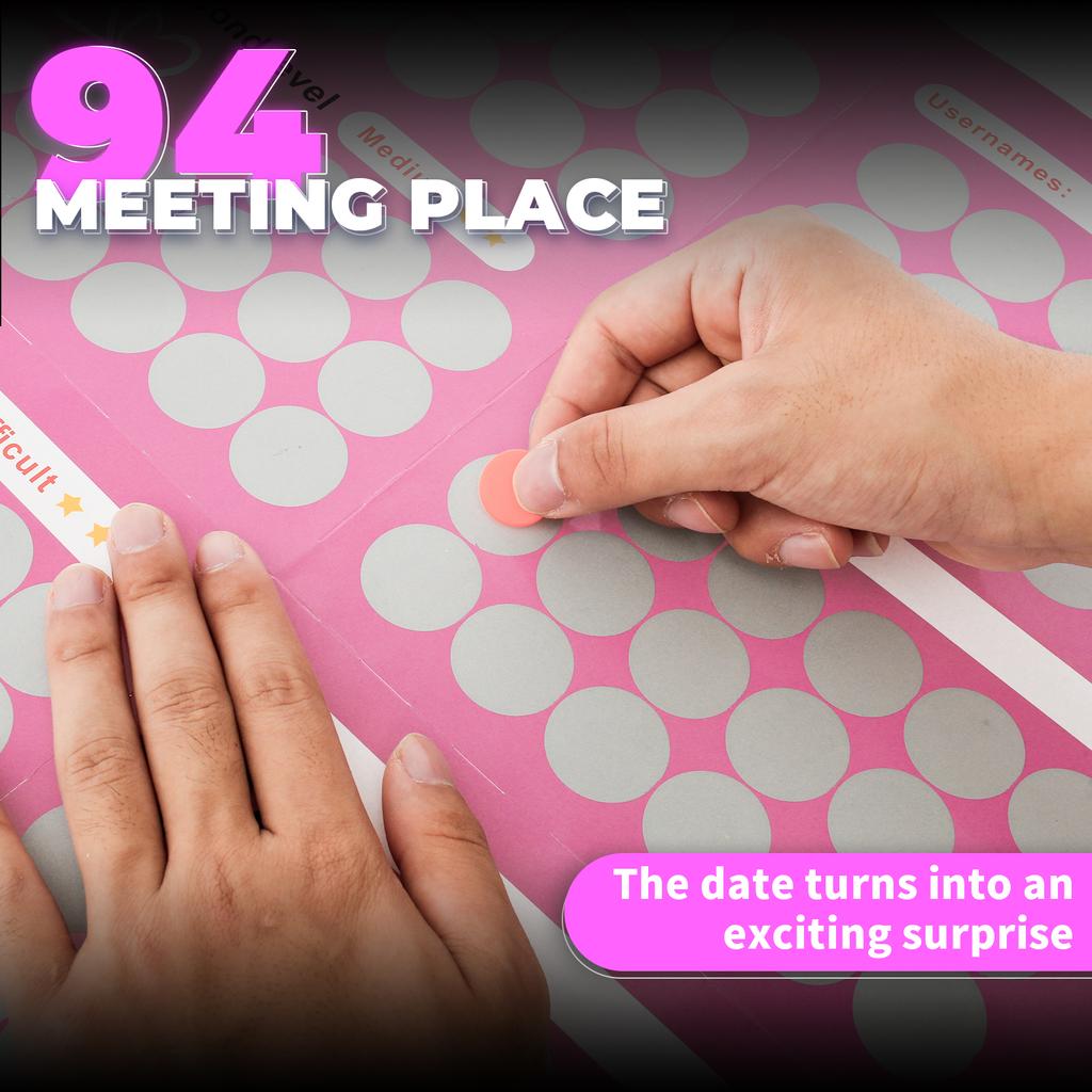 Couple Gift Scratch Off Poster Funny Love Game Scratch Off Poster 100 Things on Date Night Couple Dating Scratch Off Poster