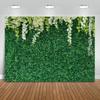 Green Leaf Backdrop Curtain Floral 3D Wedding Birthday Party Background Props