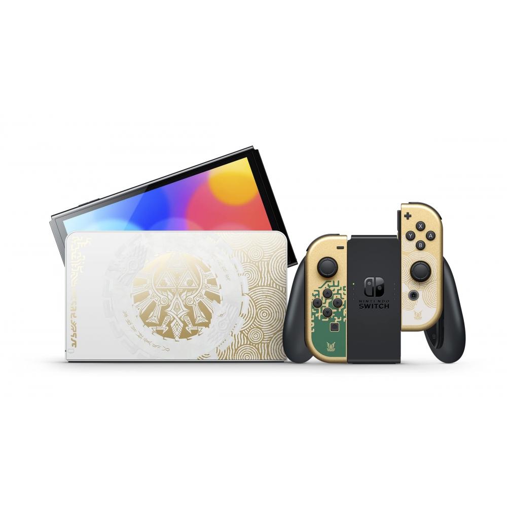 Nintendo Switch (Organic EL Model) The Legend of Zelda Tears of the Kingdom Edition + [Nintendo Licensed Product] Organic EL Protective Film for Ninte