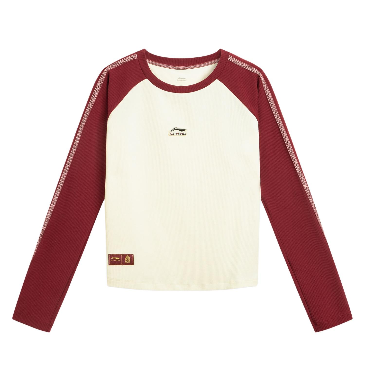 Футболка с круглым вырезом и вышивкой серии Li-Ning Sport Lifestyle Женская AHSW390-2 M