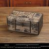Chinesische Retro 8cm Holzschmuckschatulle - Vintage Klassisch Antik Kleine Schachtel