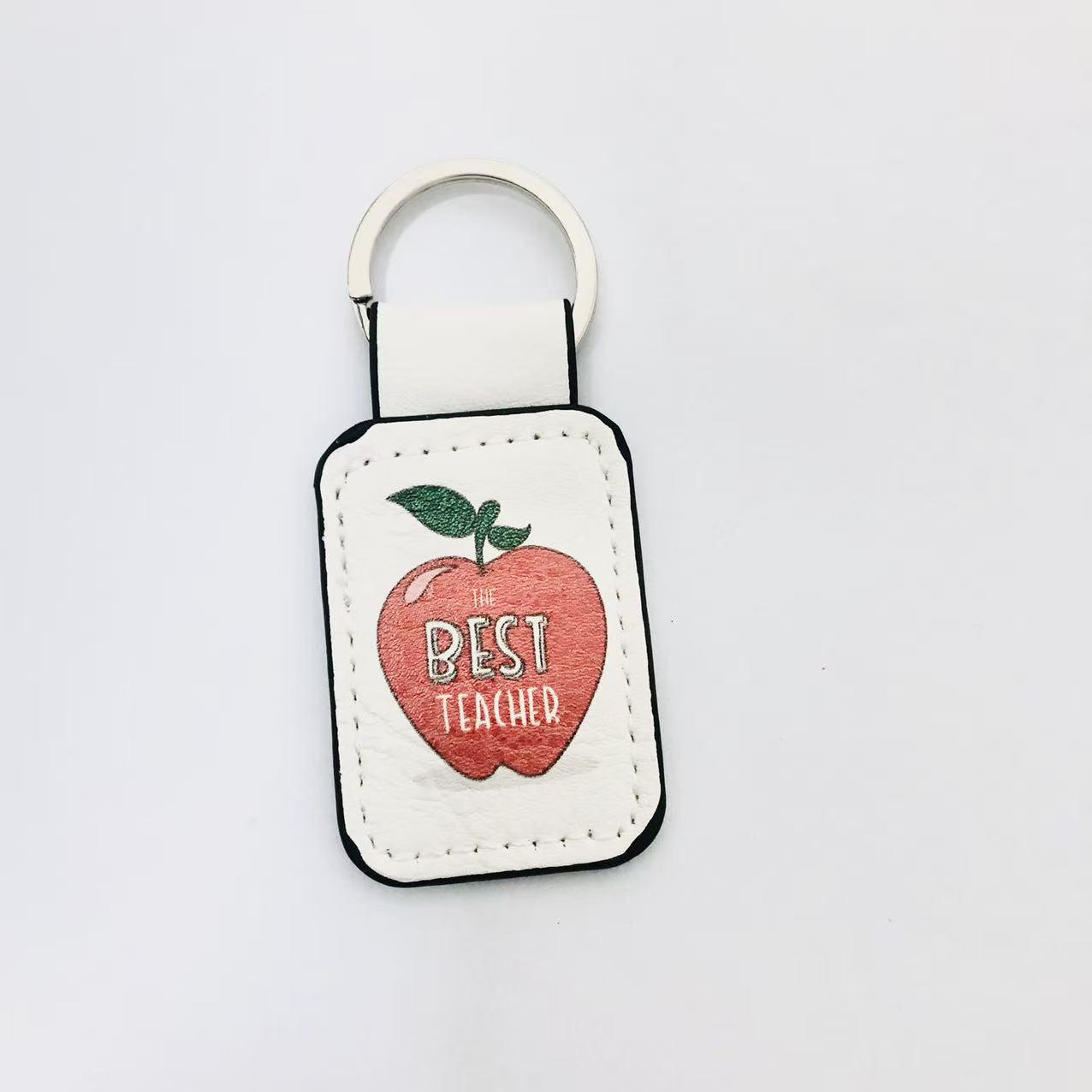 

Customized DIY Peace & Joy Leather Keychain Keyring Car Accessory Gift