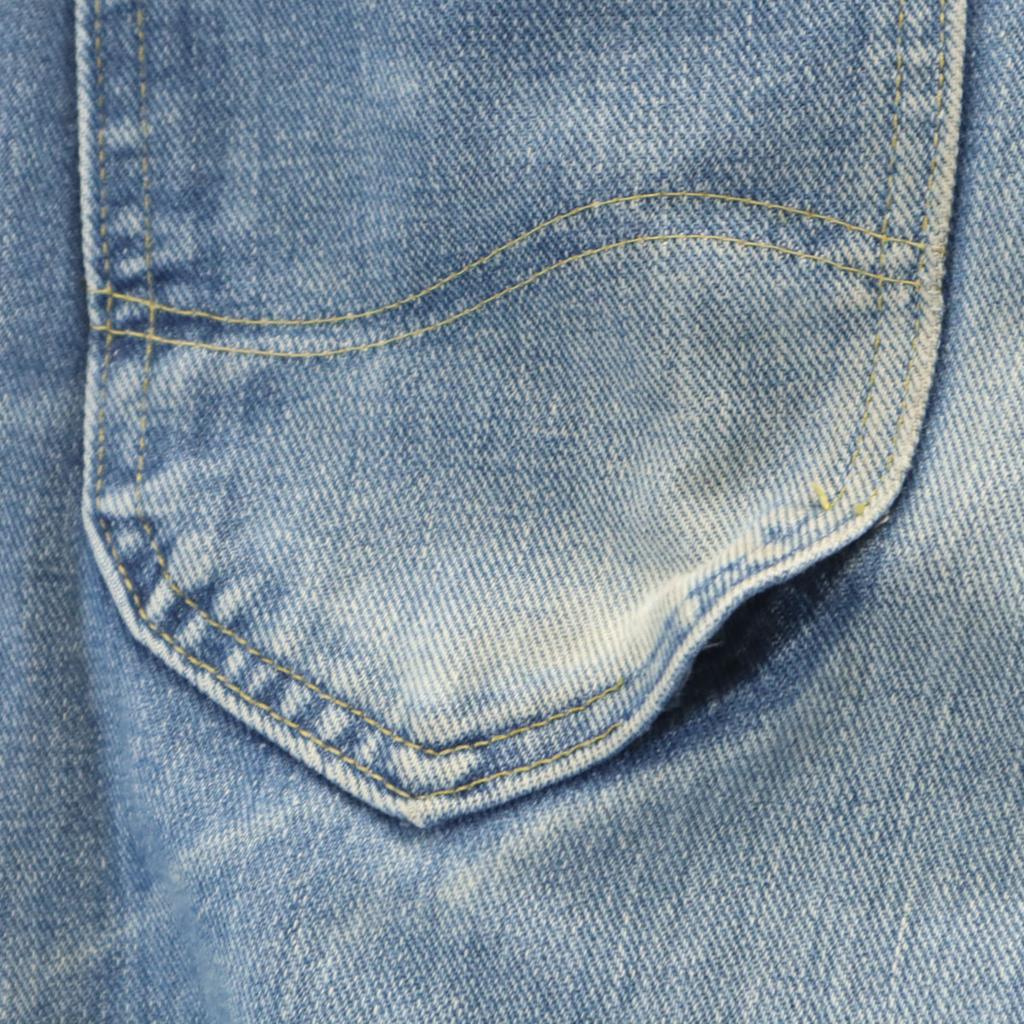 Lee 80s Made In USA Vintage Flare Denim Pants W29 Blue Jeans Women Used