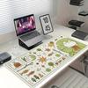 Kawaii Frogs Desk Mat Large Gaming Mousepad Xxl Cute Mouse Pad Anime Aesthetic Cozi Lofi Plant Nature Green Extended Deskmat