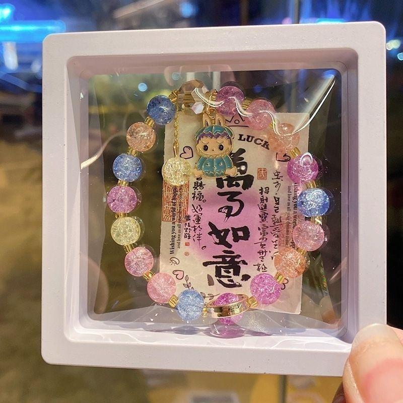 

Дофамин Детский Сладкий и Милый, Чисто ручной работы Регулируемый браслет, Изысканный подарок Blue