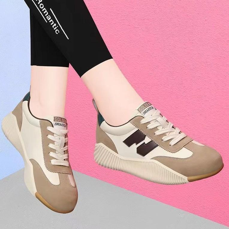 

Casual shoes women s spring and autumn 2025 new female dad shoes women s travel casual sports shoes breathable student shoes 40 коричневий