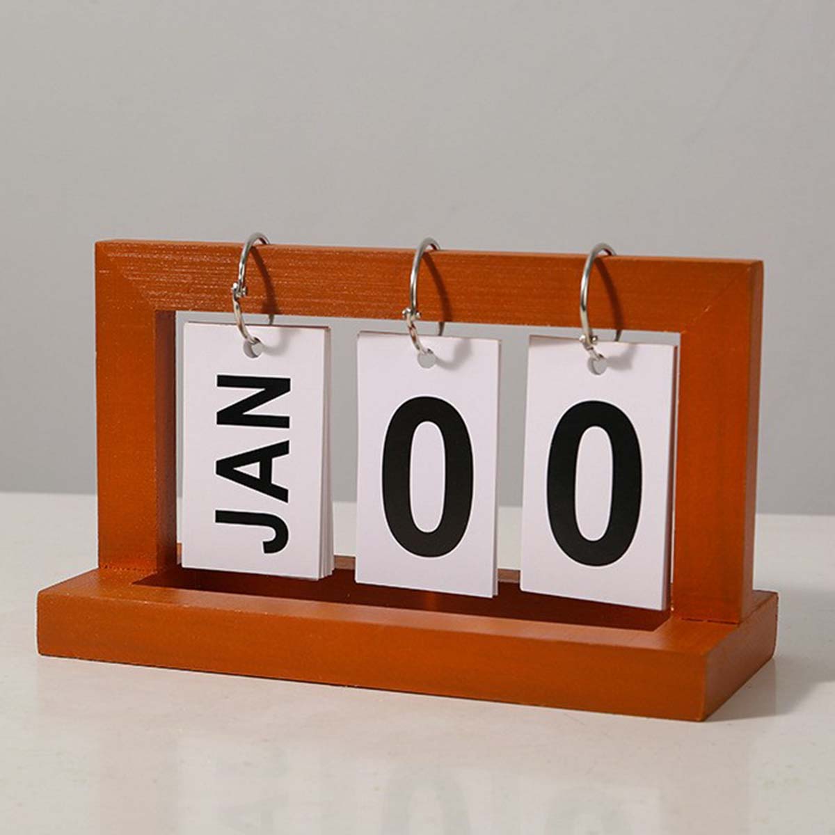 

1 шт. Деревянный вечный календарь с перекидным экраном, отображением месяца и даты, настольный ежедневник, офисное украшение для дома, реквизит для фотосъемки