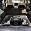 1Pcs Fierce Tiger Print Car Trunk Mat with Anti Slip Cargo Liner Waterproof Rear Storage Protector Floor Mat for SUV Sedan Vehic