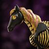 Halloween Skeleton Horse Resin Figurine Statue with for Shelf, Table and Mantel Decor