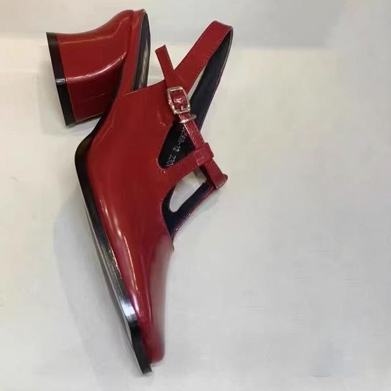 Fashion Summer High Heels Woman Sandals Square Toe Fashion Shoes Dress Elegant Women Pumps 2025 New Trend Brand Party Female Zapatillas 35 3198₽