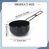 Mini Oil Warmer Pot with Spout Small Cookware Easy To Clean Handle,Melting Butter