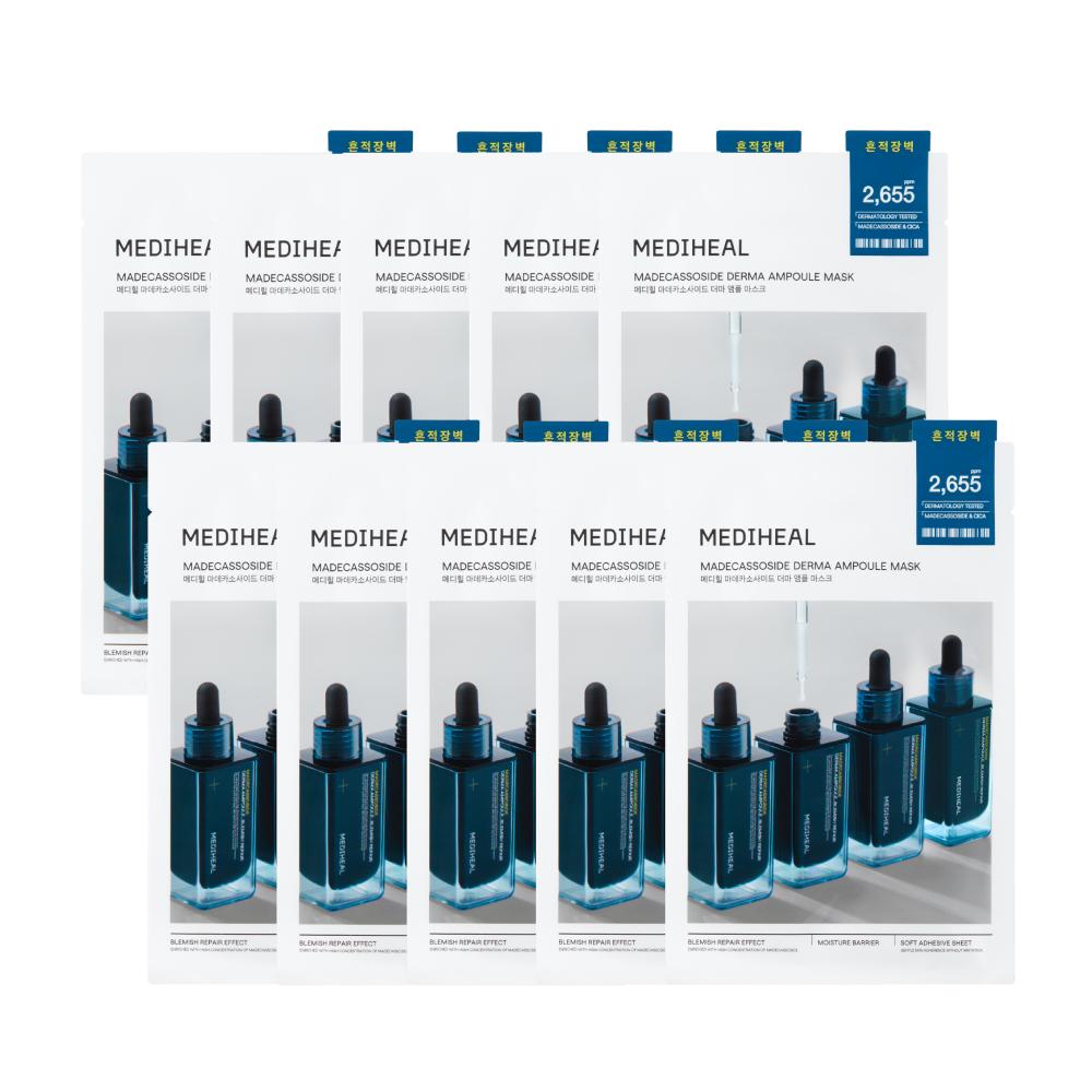 Madecassoside Derma Ampoule Mask Set 25ml x 10ea