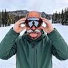 3D-gedruckte Vollgesichtsmaske für alten Mann, winddichte Winter-Skimütze, lustige realistische Gesichtsbedeckung für Motorrad, Wandern, Outdoor-Sport
