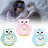 Cartoon Alarm Owl Clock With Talking Night Light Silent Decoration Function