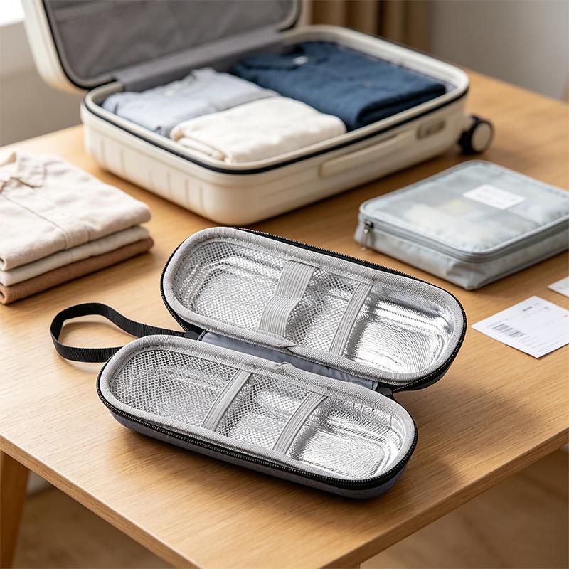 1Set Portable Diabetic Insulin Cooling Bag Protector Refrigerated High Capacity Medical Cooler Organizer Travel Case