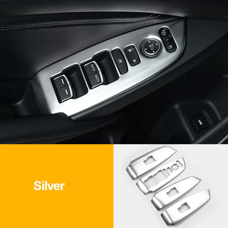 Pentru Honda Accord X 10th 2018-2022, panou pentru cotieră ușă mașinii din inox, comutator pentru fereastră, butoane de ridicare, acoperitoare, accesorii interioare