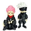 Attaque Magique Anime Périphérique Posture Accroupie Gojo Satoru Posture Assise Renouée du Japon Hisahito Statue Jouet de Collection