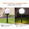 2 SZTUK LED Solar Power Outdoor Garden Yard Ball Trawnik Światła drogowe Patio Lampy