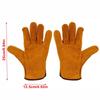 Cowhide Labor Gloves Soft Mechanic Glove New Security Protection  Hunting