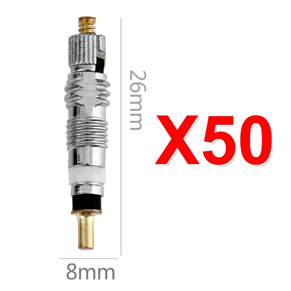 5-500PCS Silver Detachable Presta Valve Core Remove Tool Replacement for Bicycle MTB Road Bikes Brass Tubeless Core Repair Tools