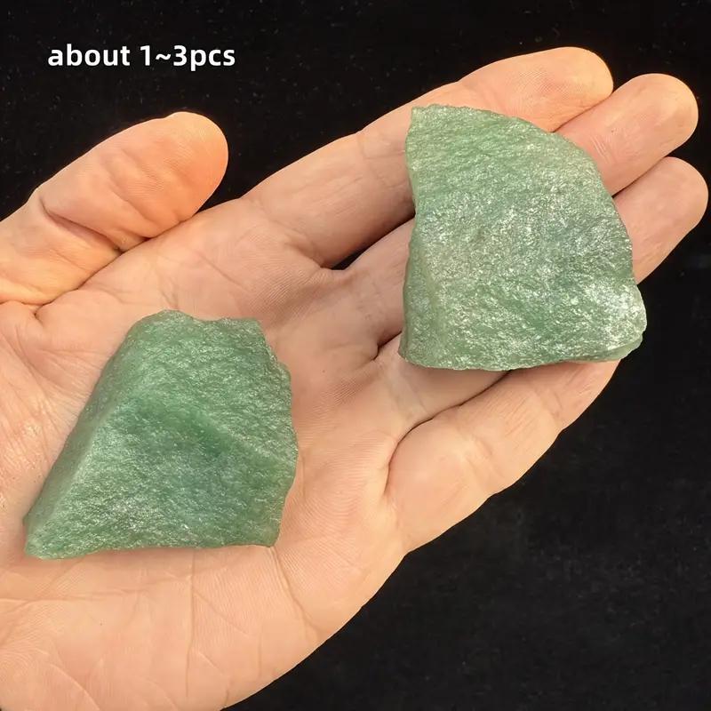 Raw Green Aventurine Gravel Crystal Stone Natural Rough  Perfect for Rock Tumbling, Decorating DIY Finished Material Package, Na