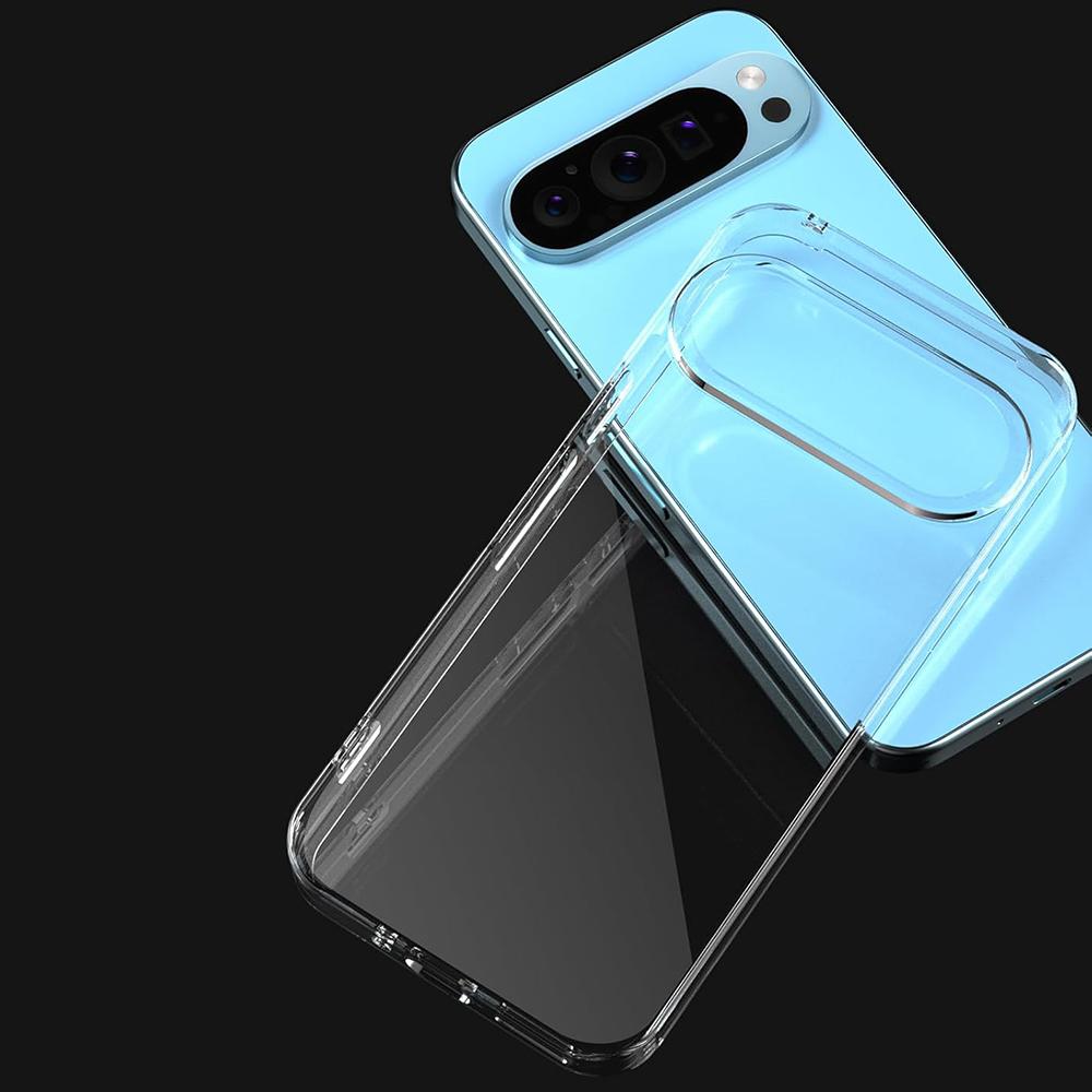 Luxury Transparent Silicone Soft Ultra Thin Case for Google Pixel 9 8 A 8 7 7 A 6 A 6 Pro XL Clear Skin Feel Shell Shockproof Back Protect Cover