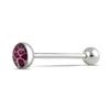 6Pcs Mixed Leopard Ball Barbell Bar Tongue Ring Stainless Steel Body Jewelry