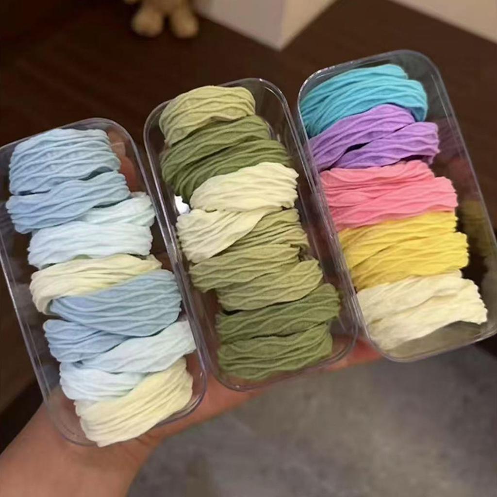 High Elasticity Hair Scrunchies For Women And Kids Soft Anti-Slip Hair Ties For Ponytails Buns Multiple Colors1/2/3 boxes